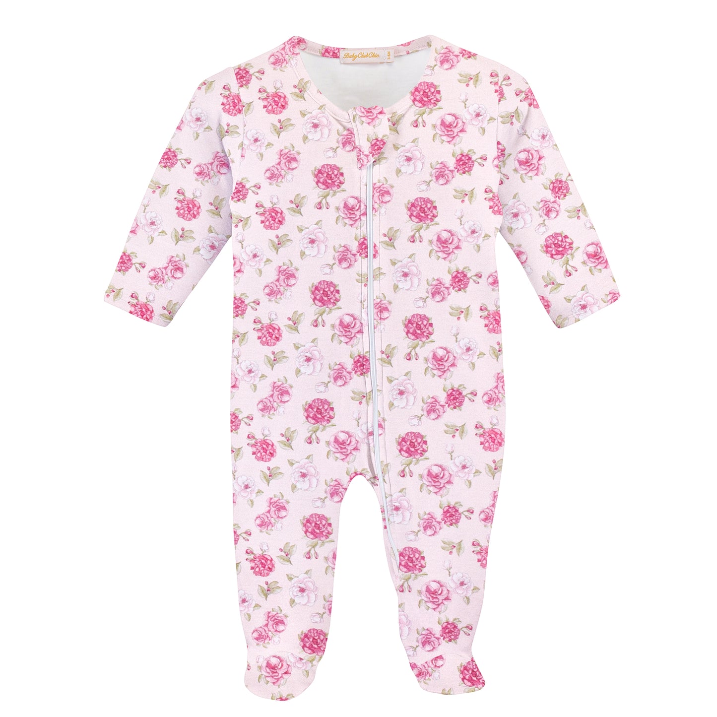 Baby Club Chic Footie - Delicate Blossoms FOO49273
