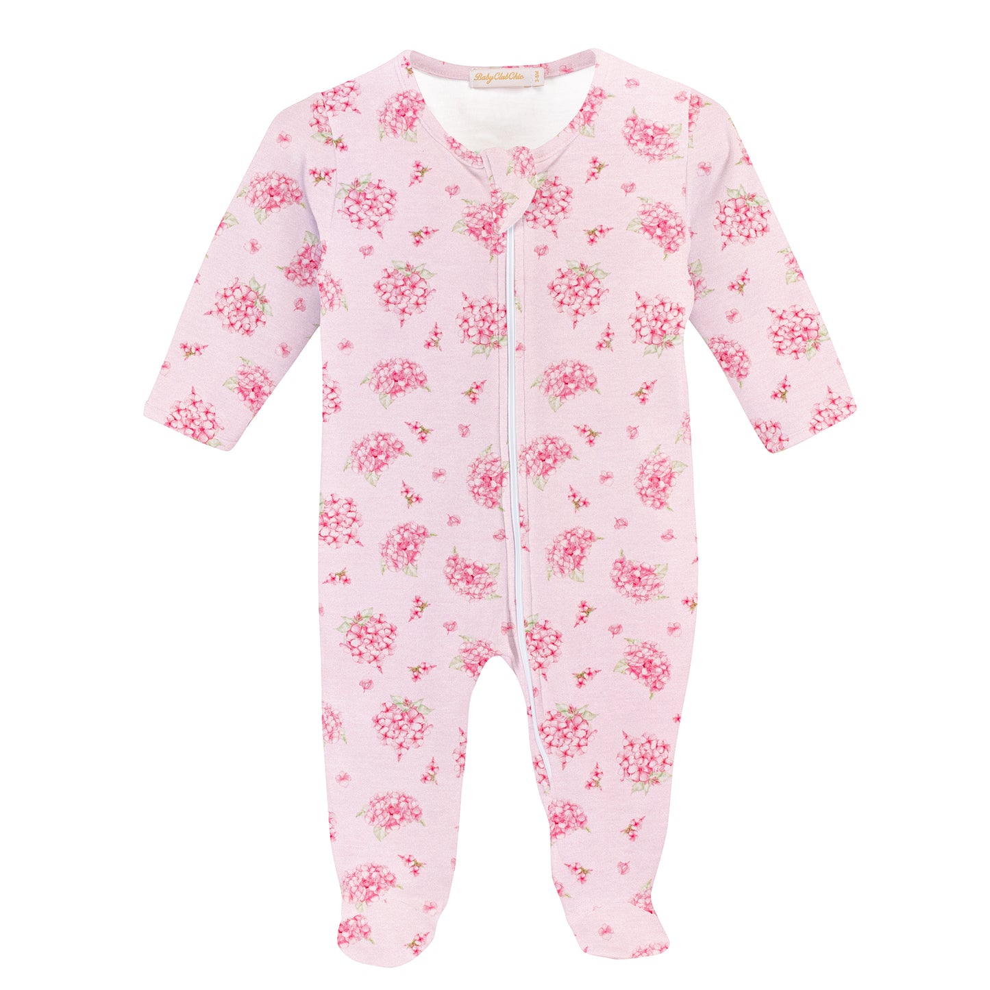 Baby Club Chic Footie - Hydrangeas FOO49333