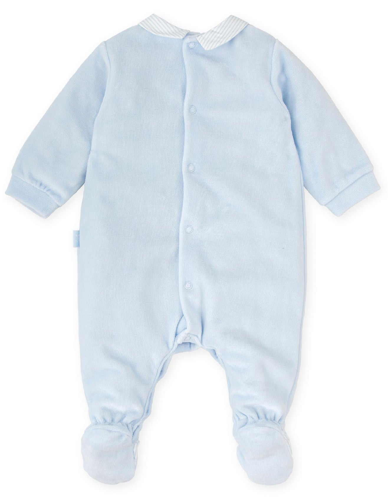 Tutto Piccolo Velour Footie 2403W25