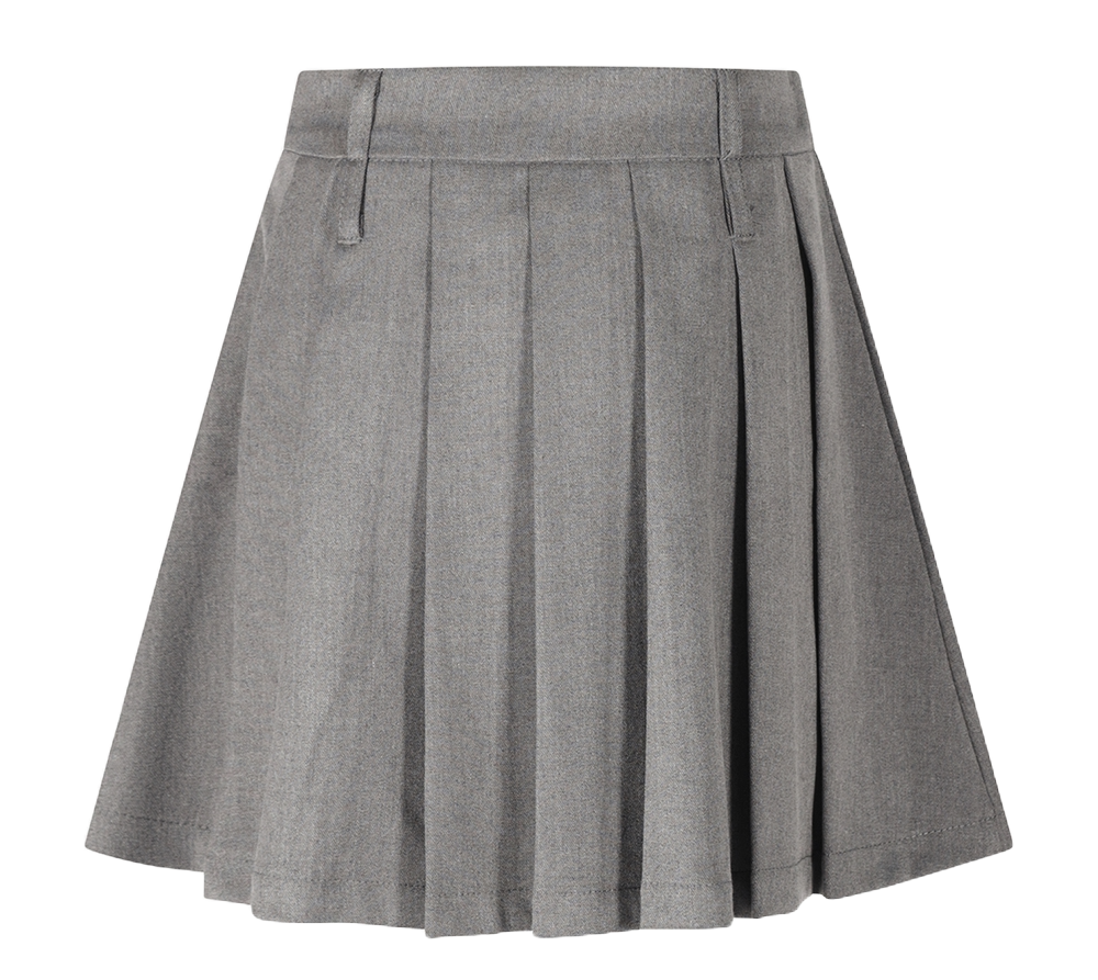 Imperial Grey Pleated Skirt GB59132