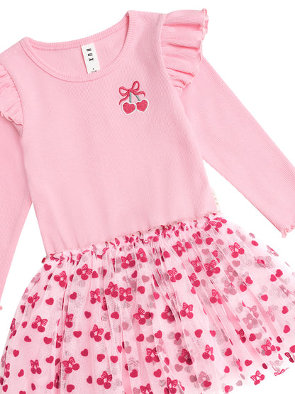 Huxbaby Cherry Pie Tulle Dress HB1212S25