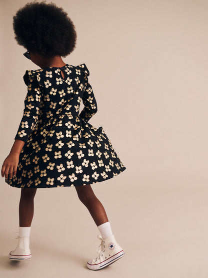 Huxbaby Cherry Pie Gold Dress HB1214S25