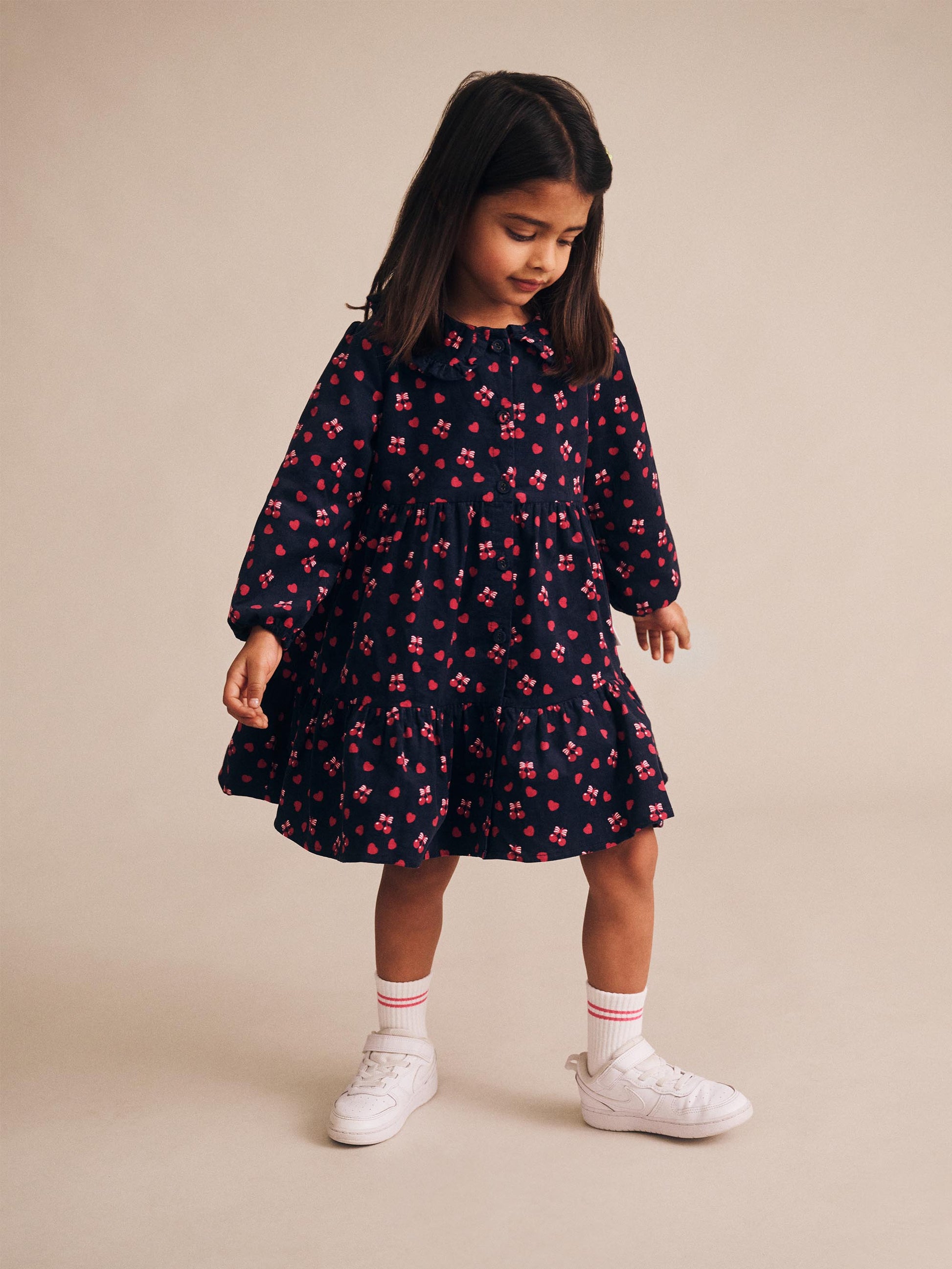 Huxbaby Cherry Pie Corduroy Dress HB1216S25