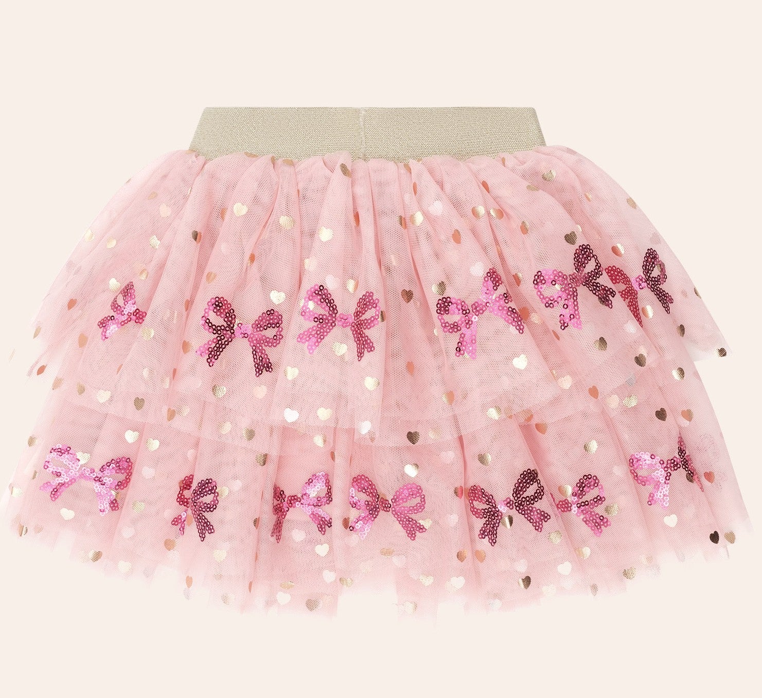 Huxbaby Sequined bow Tulle Skirt HB1271W26