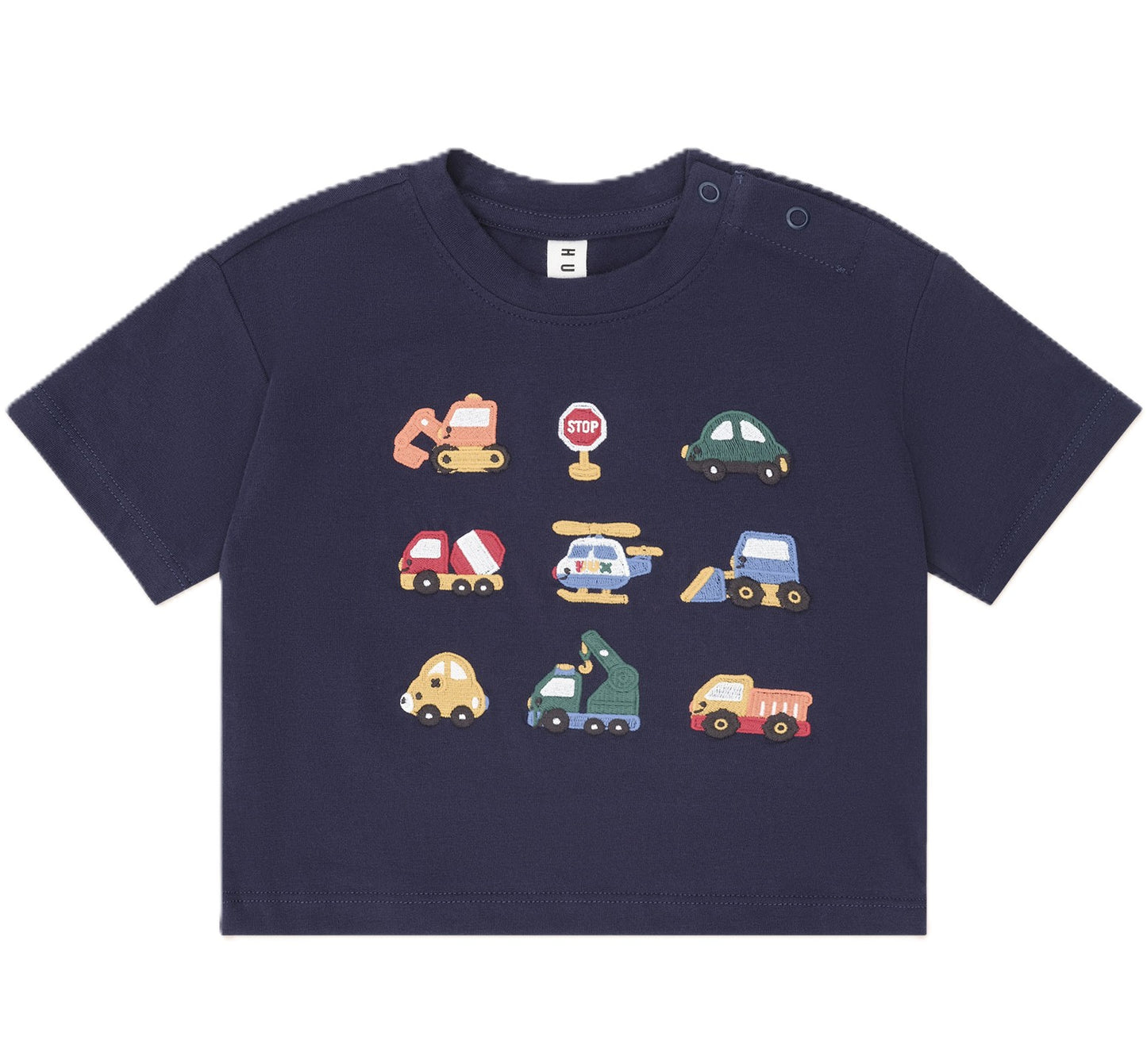 Huxbaby Construction Navy Top HB2038W26