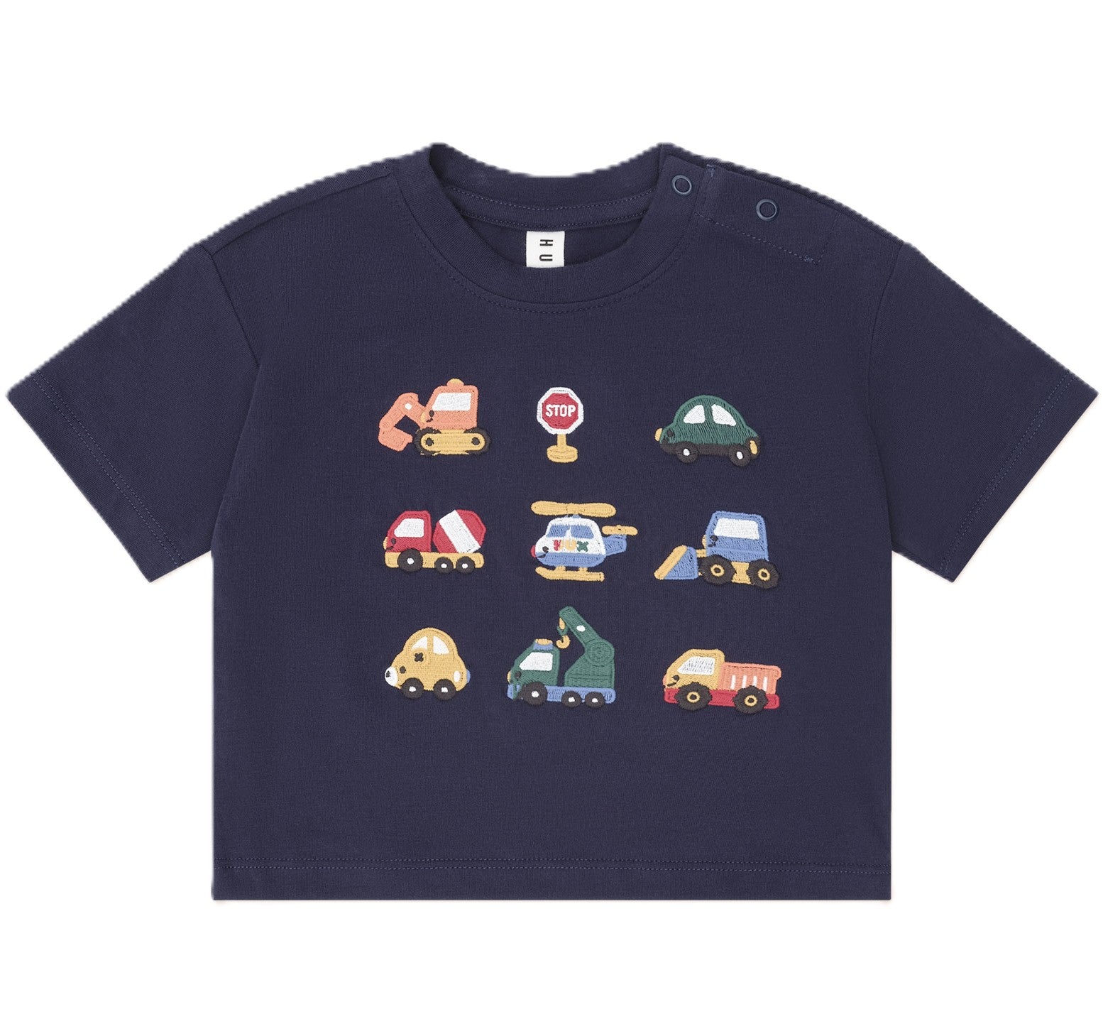 Huxbaby Construction Navy Top HB2038W26