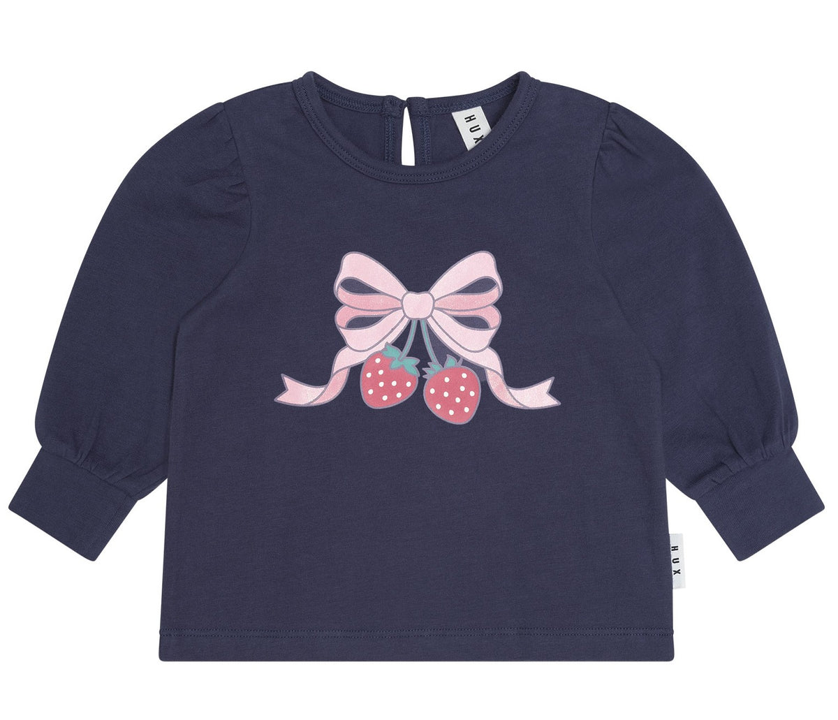 Huxbaby Strawberry Bow Top HB2224S26