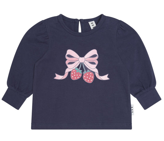 Huxbaby Strawberry Bow Top HB2224S26