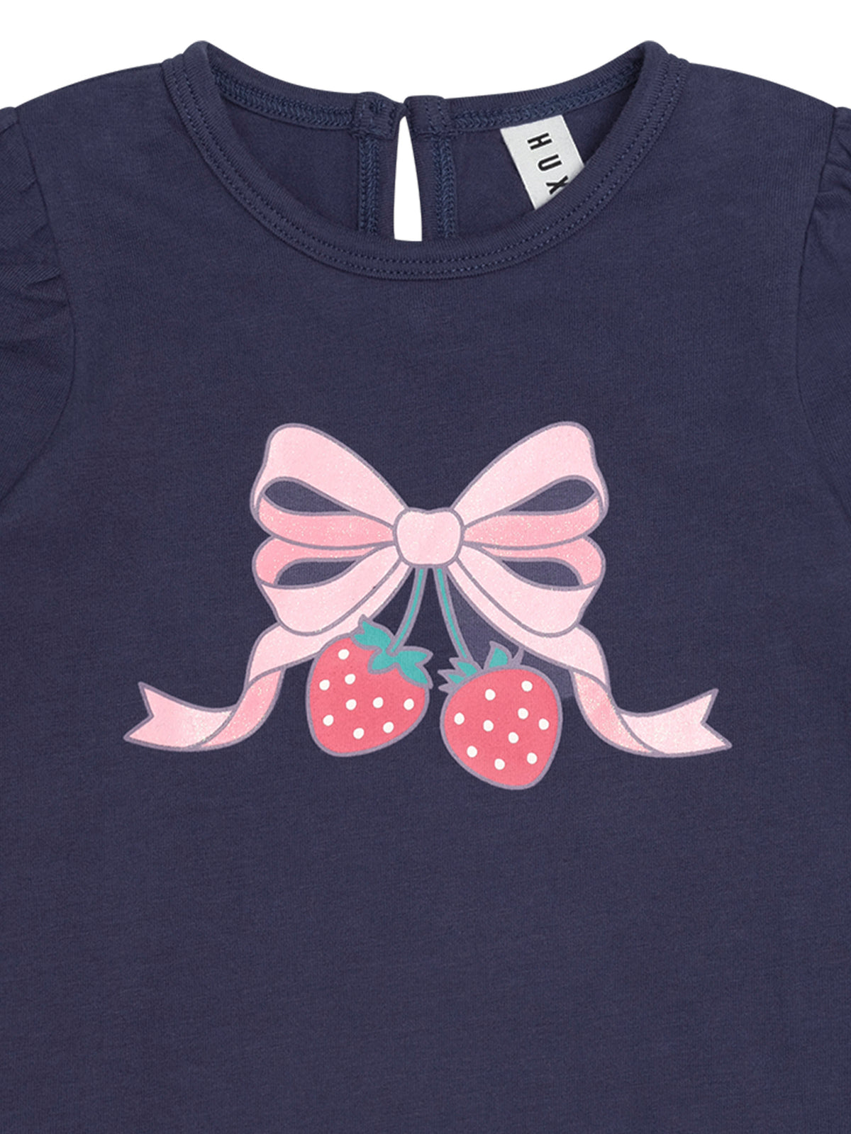 Huxbaby Strawberry Bow Top HB2224S26