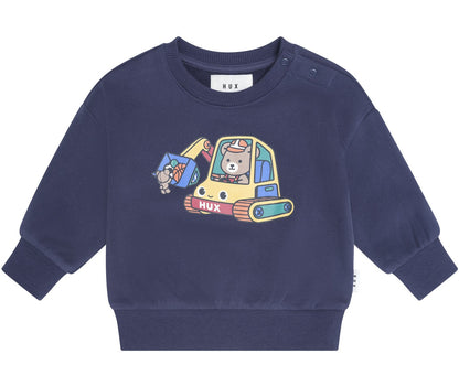 Huxbaby Excavator Hux Sweatshirt HB3046S26