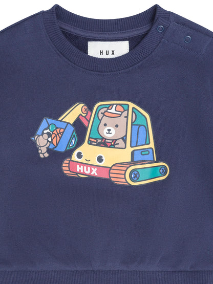 Huxbaby Excavator Hux Sweatshirt HB3046S26