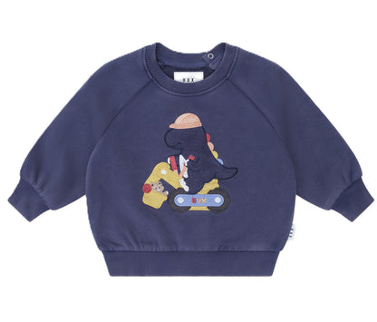 Huxbaby Tradie Dino Sweatshirt HB3064W26