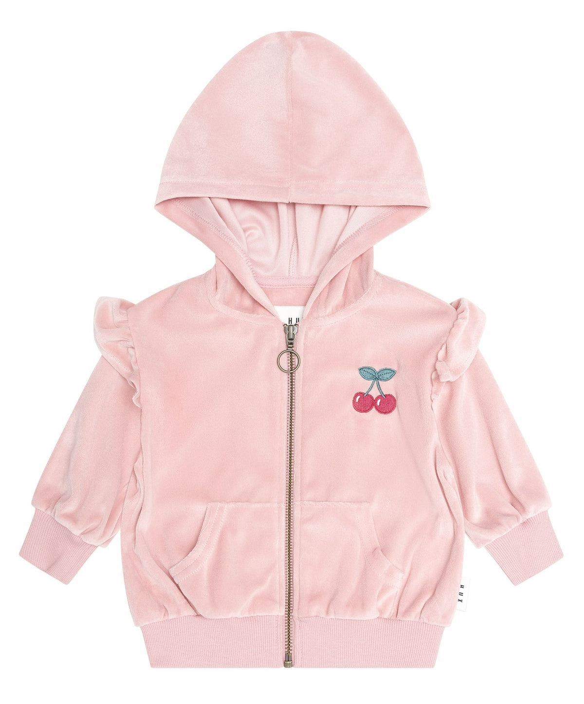 Huxbaby Cherry Velour Hoodie HB3304S26