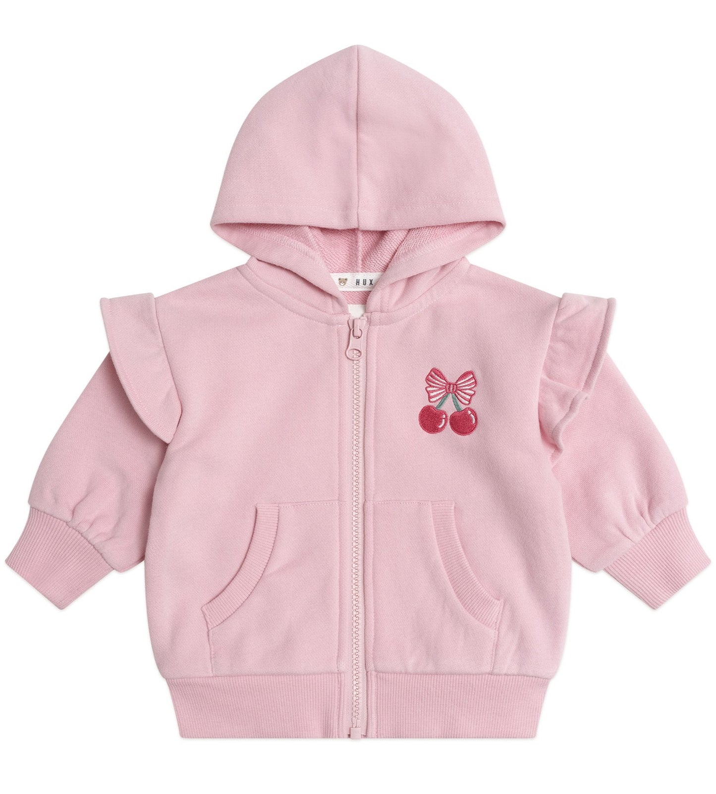Huxbaby Zip Up Frill Hoodie HB3368S25