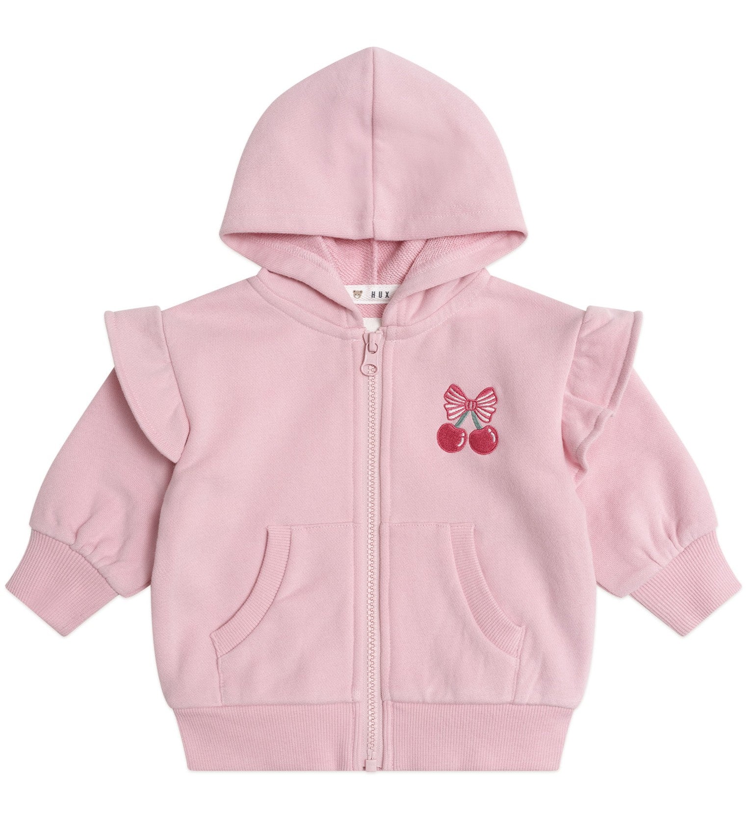 Huxbaby Zip Up Frill Hoodie HB3368S25
