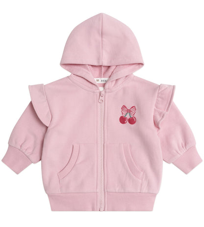 Huxbaby Zip Up Frill Hoodie HB3368S25