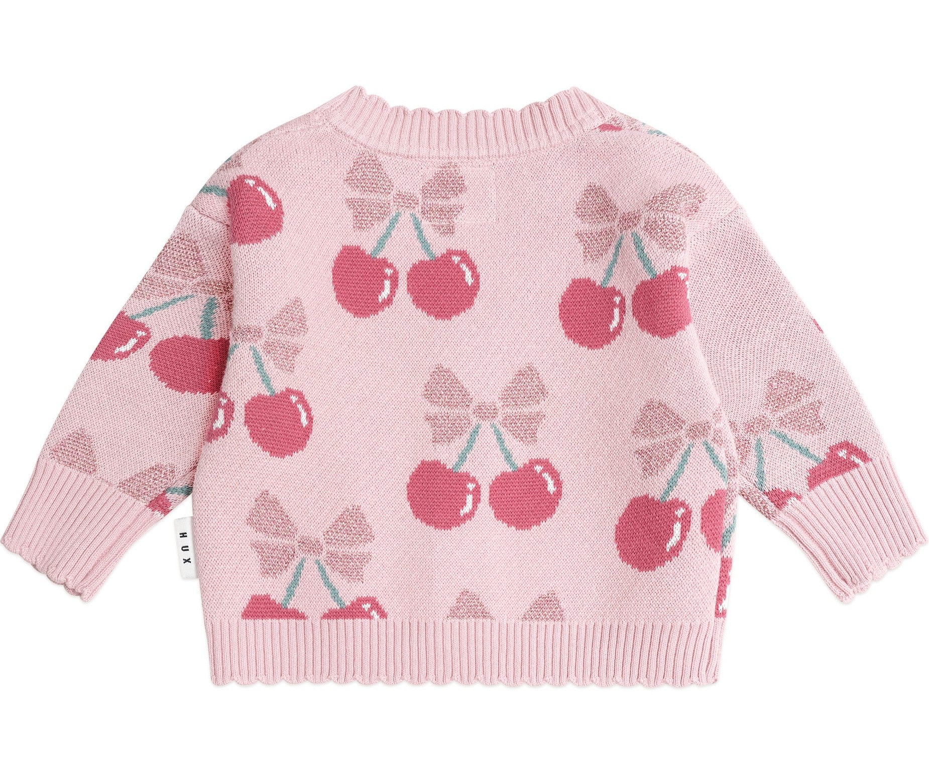 Huxbaby Cherry Pie Scalloped Cardigan HB5069S25