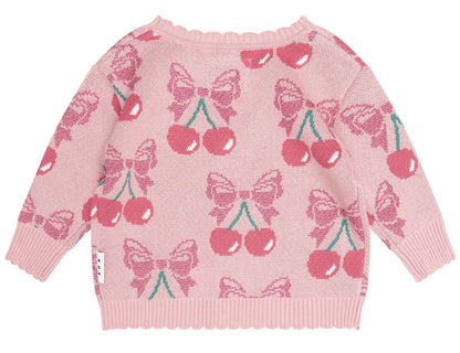 Huxbaby Cherry Bow Cardigan HB5183S26