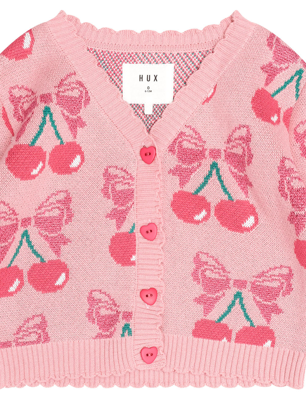 Huxbaby Cherry Bow Cardigan HB5183S26