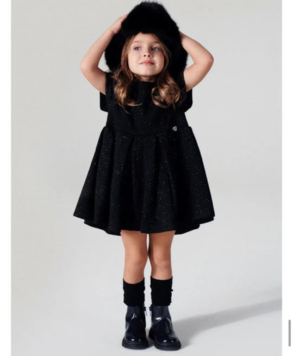 PLEASE Girls Black Dress AB82040G