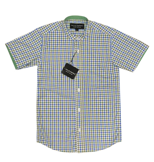 Leo & Zachary Green Shirt (5570S)