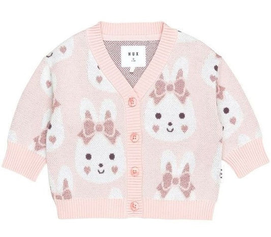 Huxbaby Bunny love Boxy Cardigan HB5082W24