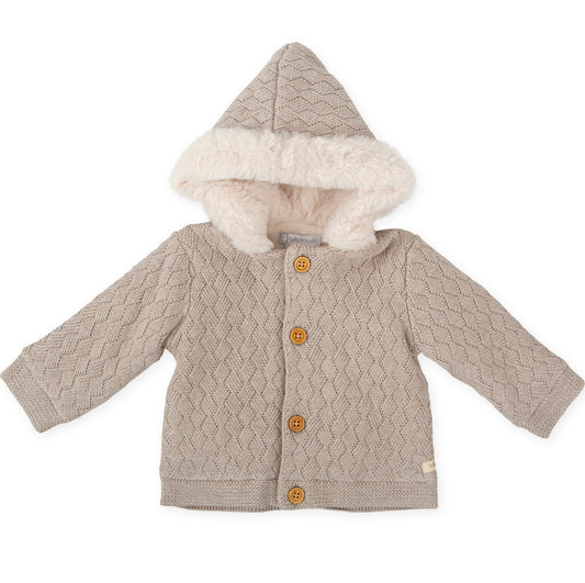 Tutto Piccolo Grey Knitted Jacket 1830W25