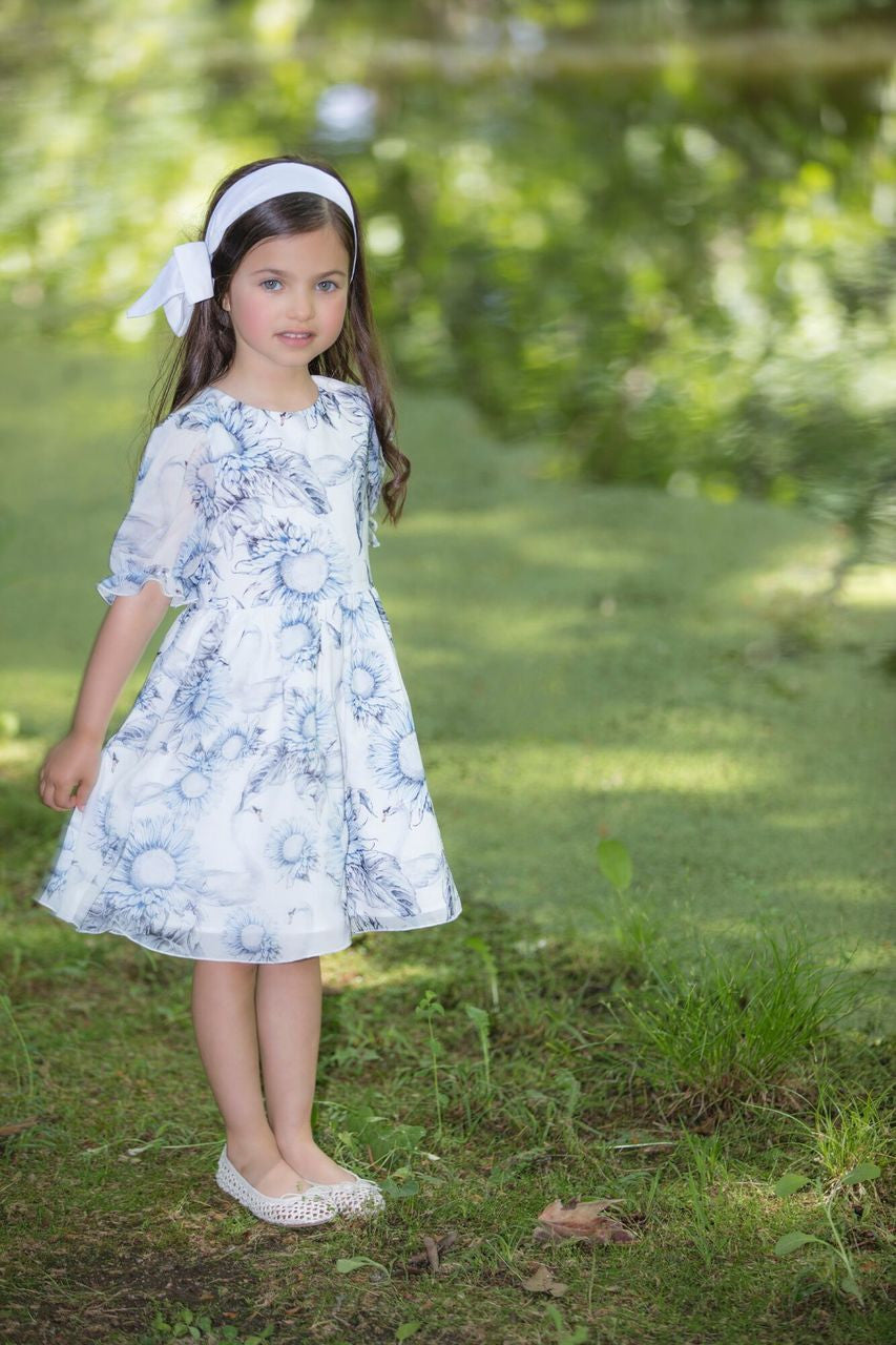 Patachou Water Flower Dress 6Y Patachou Water Flower Dress 6Y