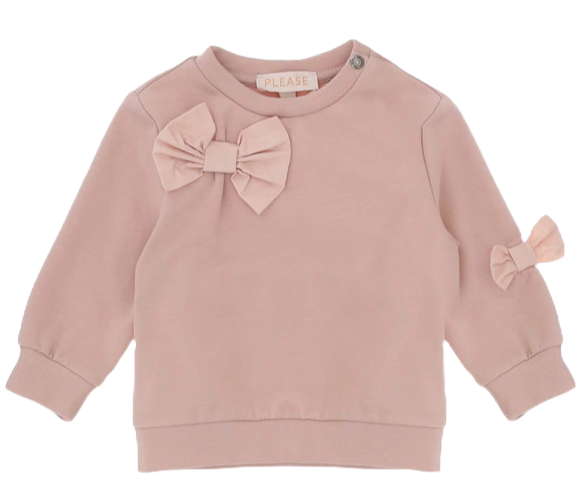 PLEASE Bow Sweatshirt LB30042