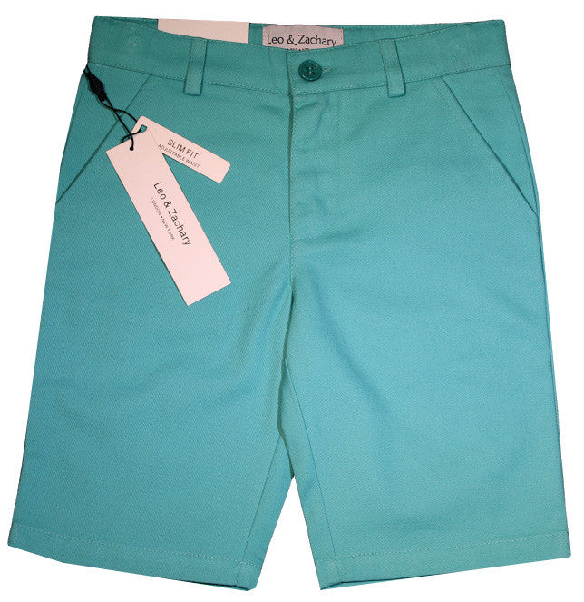 Leo & Zachary Green Shorts (LZS-528-gr)