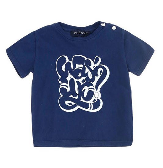 PLEASE Boys Navy T-shirt (MBC0030B)