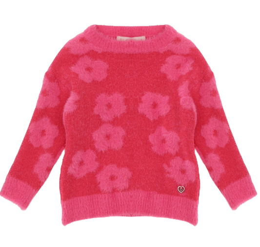 PLEASE Flower Sweater NB21230