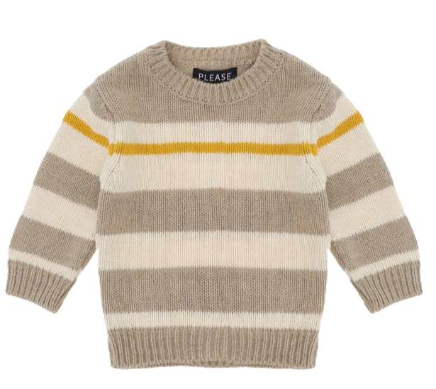 PLEASE Striped Sweater NBA1231