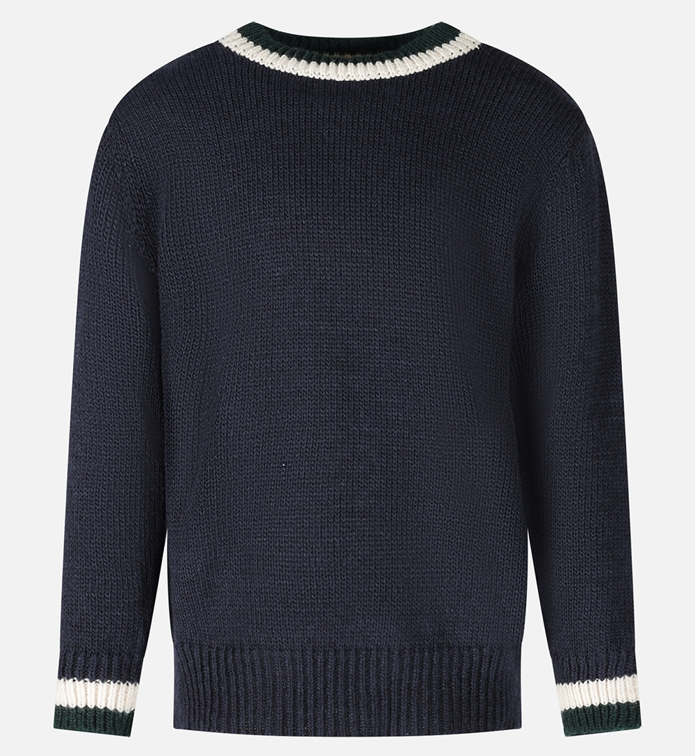 PLEASE Navy Knit Sweater NBA5230