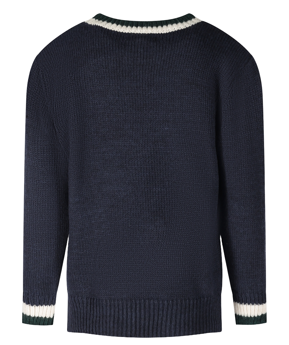 PLEASE Navy Knit Sweater NBA5230