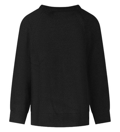 PLEASE Black Knit Sweater NBC0230