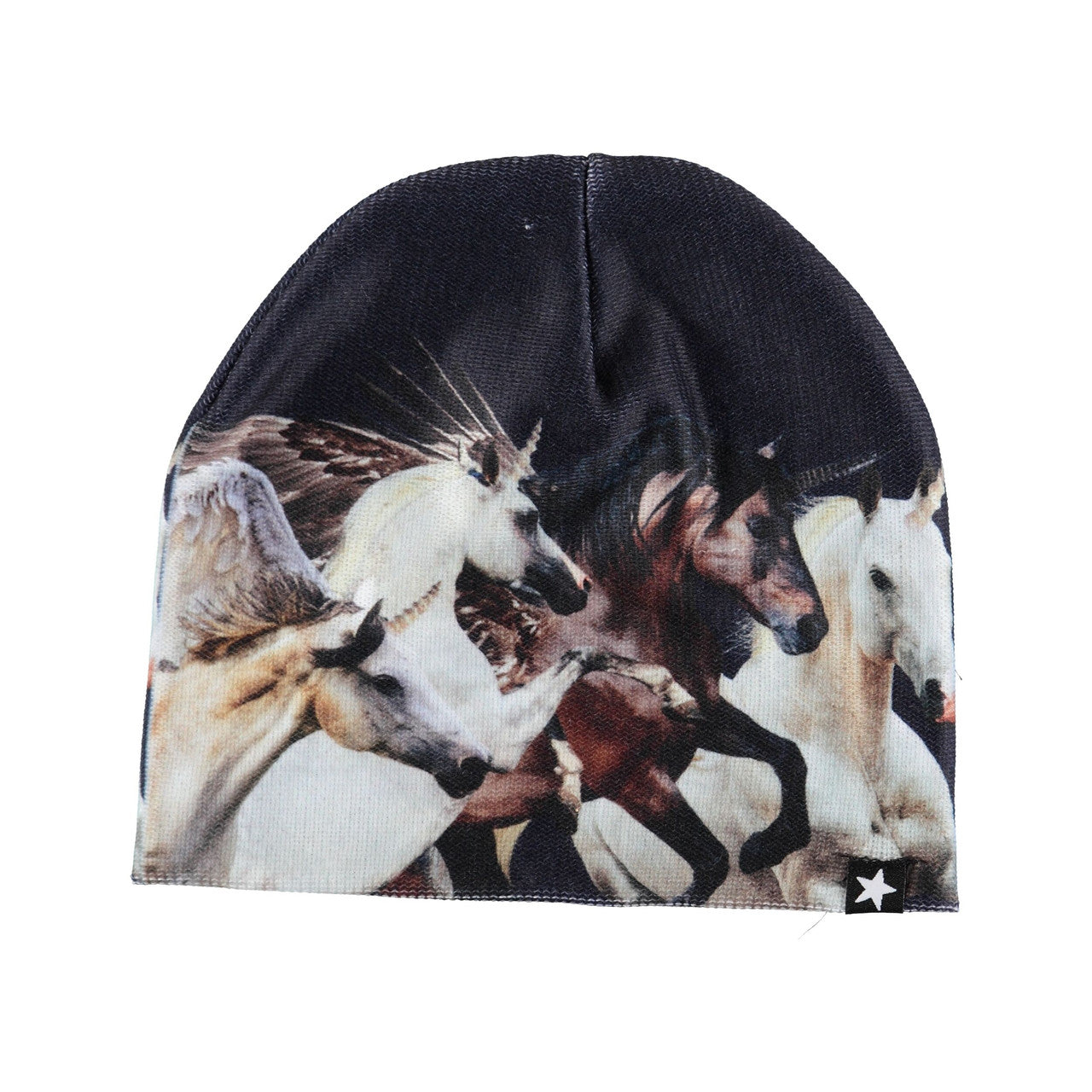 MOLO Kaya Hat & Gloves - Running Unicorns 