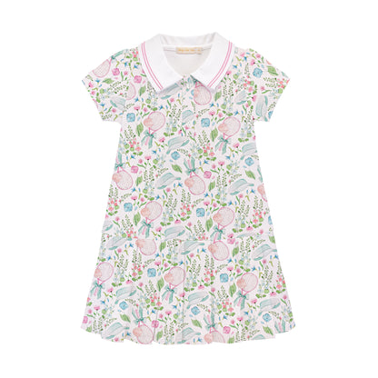Baby Club Chic Girls Printed Tennis Dress PDR03320