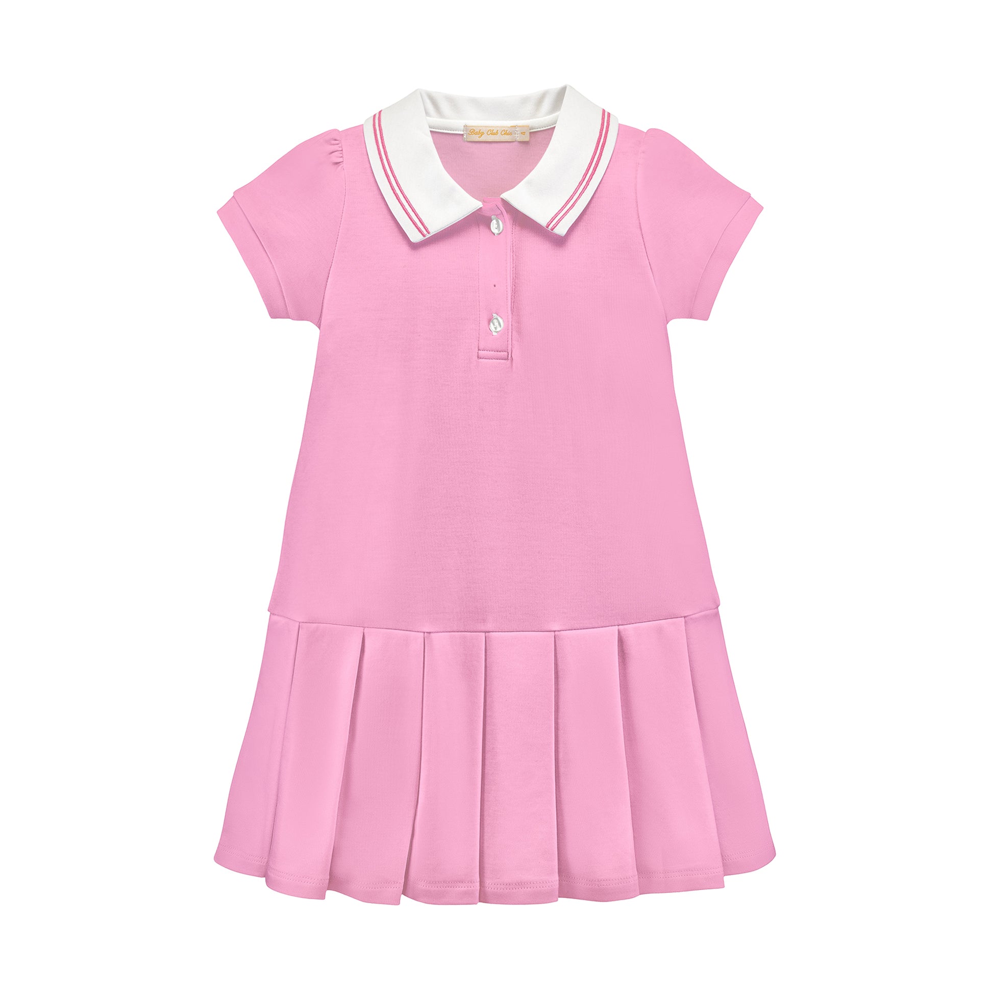 Baby Club Chic Girls Pink Tennis Dress PDR04CP