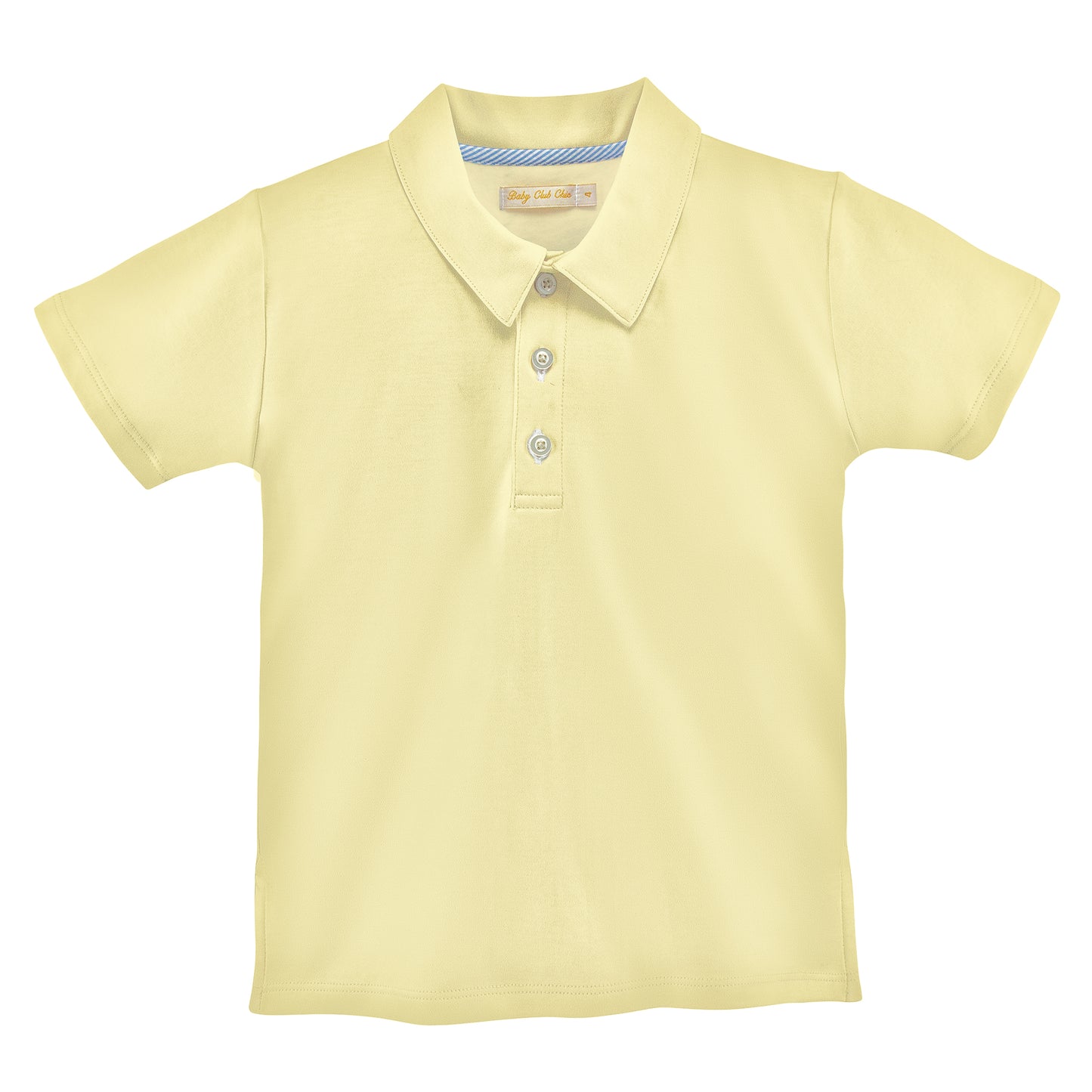 Baby Club Chic Yellow Polo PTE01YW