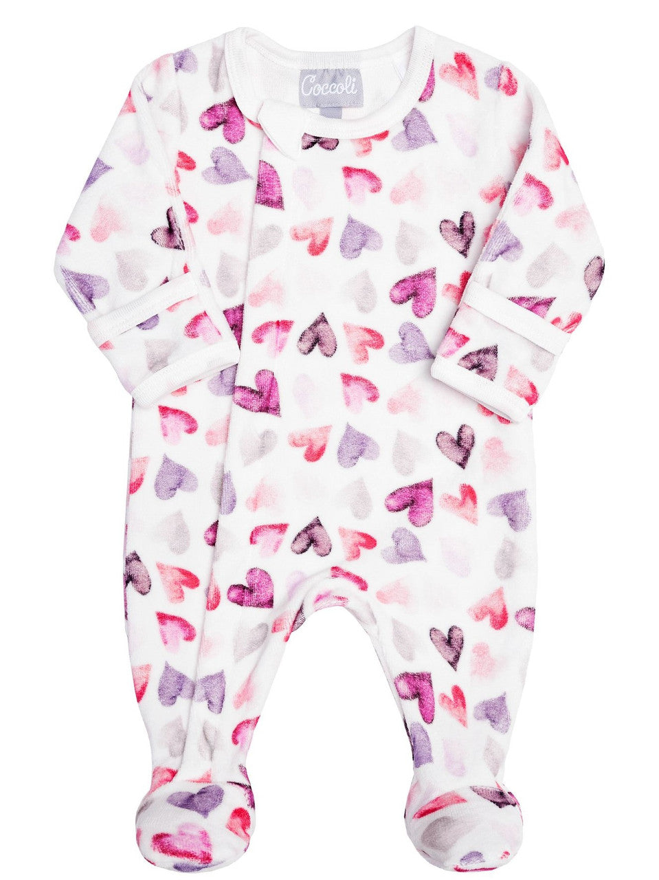 COCCOLI Girls Hearts Footie PZV5572