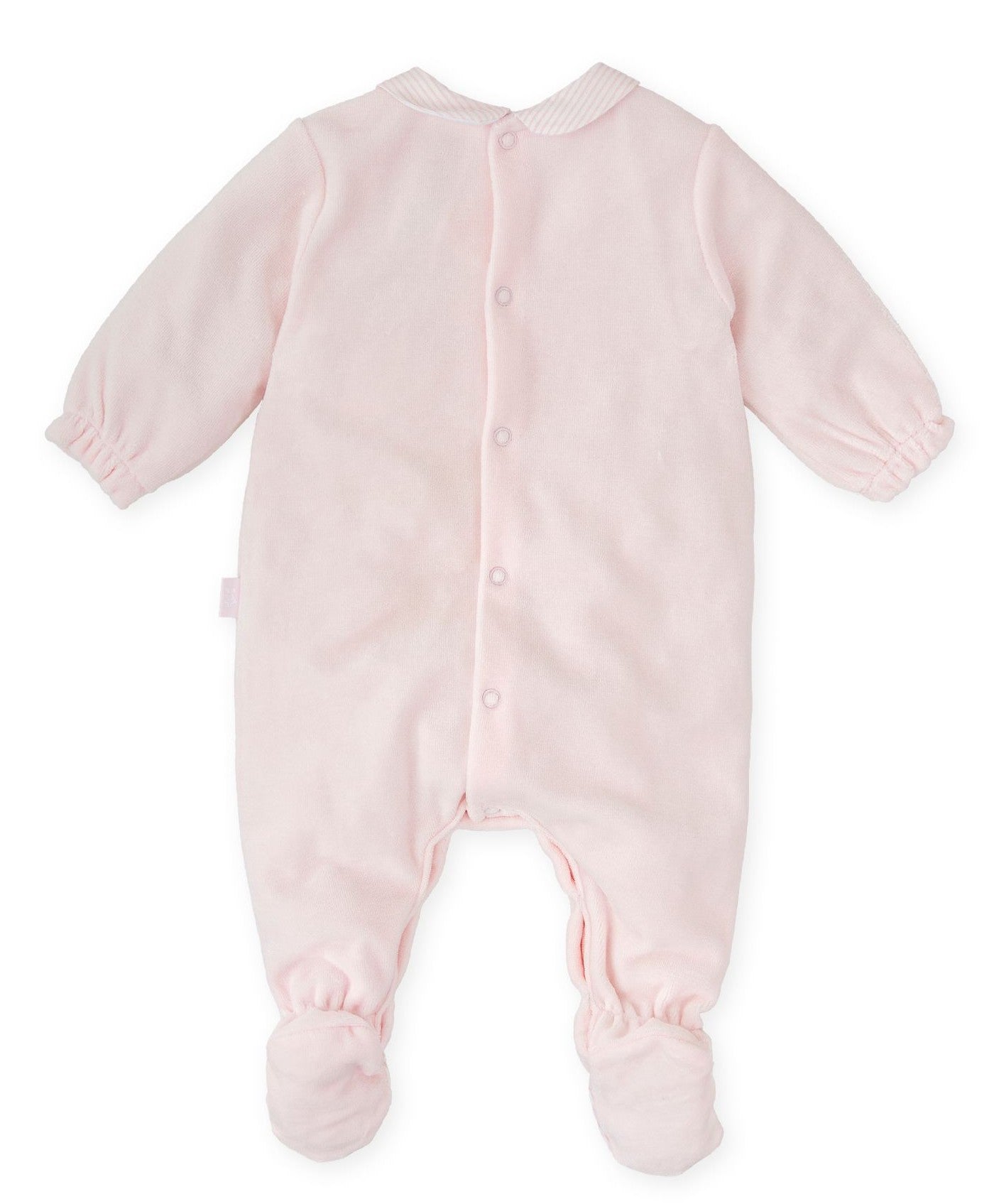 Tutto Piccolo Velour Footie 2417W25