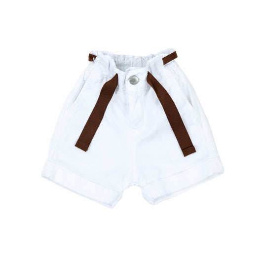 Emanuel Pris White Shorts EBM5084 