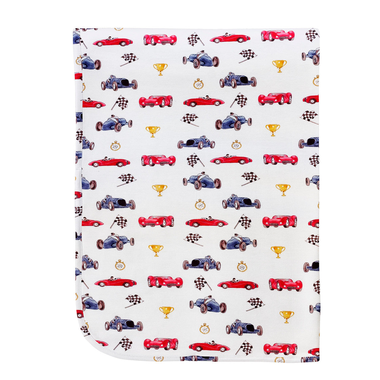 Baby Club Chick Receiving Blanket - Vintage Racing Cars (REC05068)