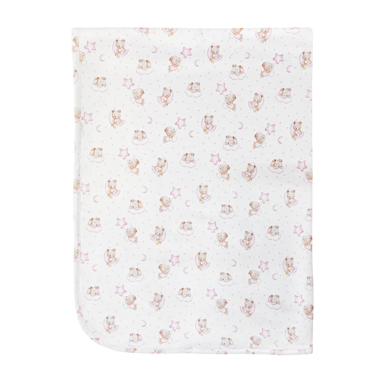 Baby Club Chick Pink Hooded Blanket - Sleep Tight Bear Pink (REC05084)