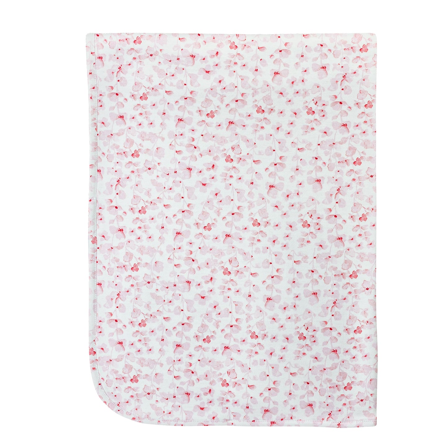 Baby Club Chic Receiving  Blanket - Pink Begonias