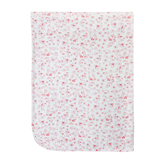 Baby Club Chic Receiving  Blanket - Pink Pegonias