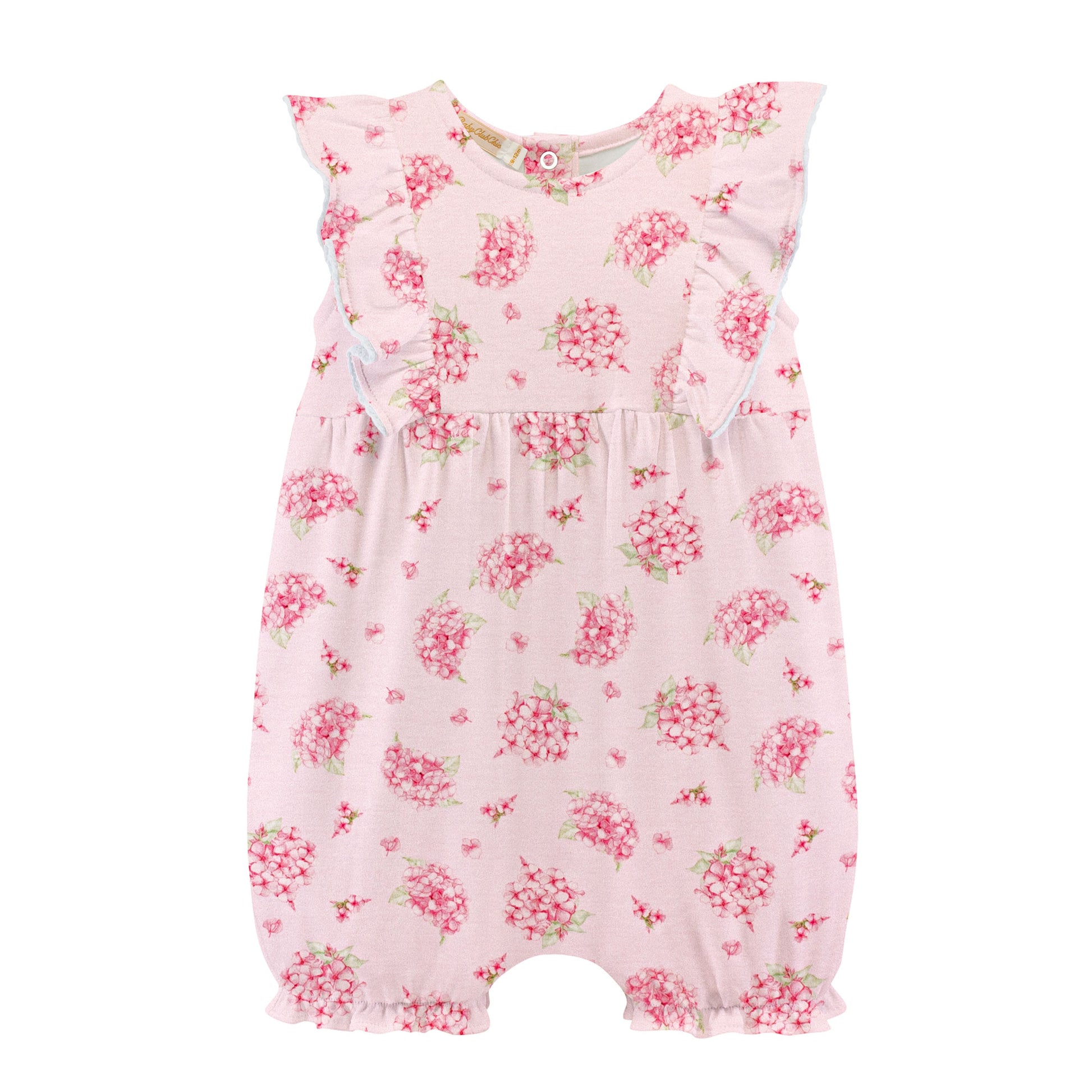 Baby Club Chic Girls Hydrangeas Romper ROM20333