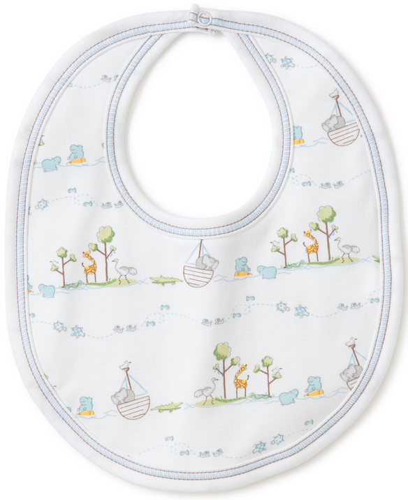 Kissy Kissy Noah's Blue Bib