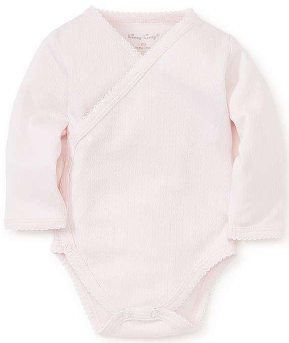 Kissy Kissy Pink Pointelle Bodysuit (14174-pink)